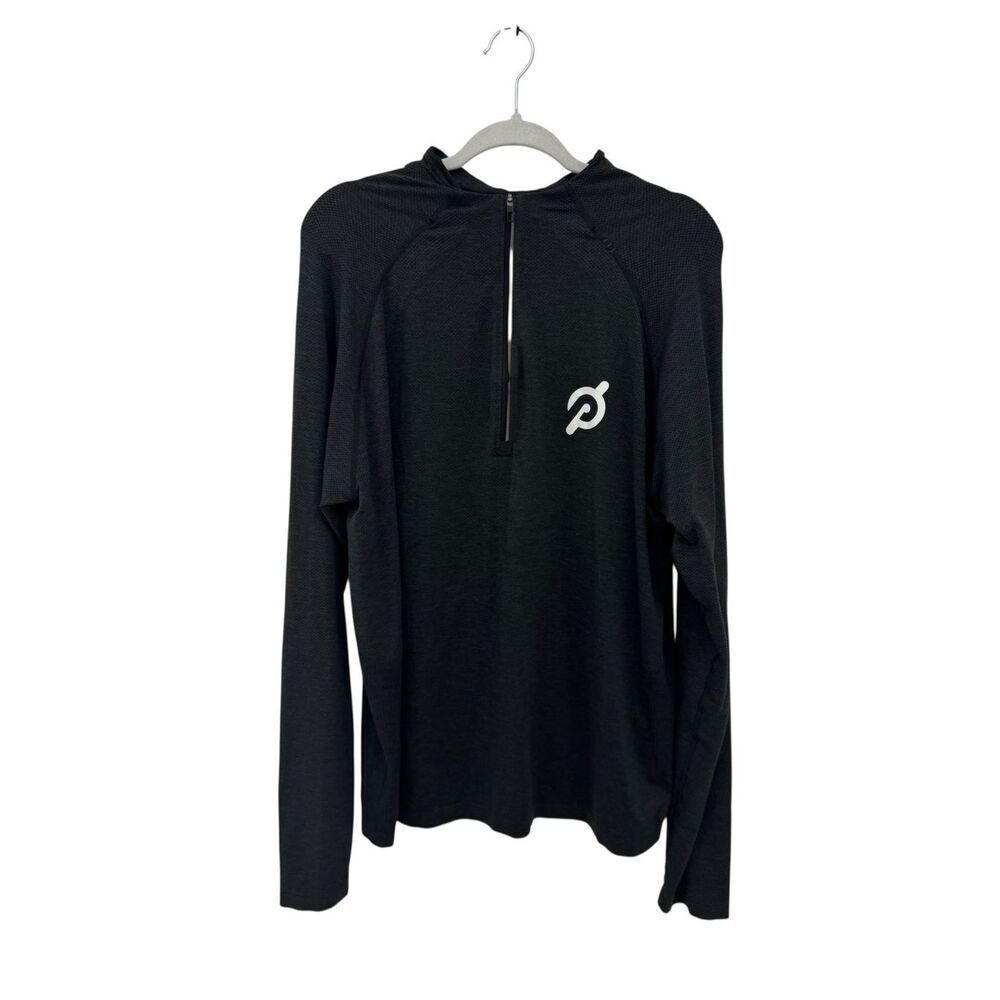 Lululemon Men’s Peloton 1/4 Zip Pullover Size XXL Charcoal Gray Long Sleeve